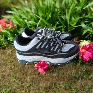 Avia Black and Gray Athletic Sneakers